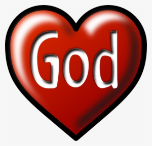 Heart God White Background