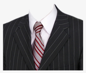 Lounge Stripe Suit And Stripe Tie, Suit, Tie, Men Png - Стилный Черный Костюм Красный Галстук В Векторным Форматом