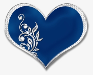 Blue Heart By Placid85 - Blue Heart Transparent Background