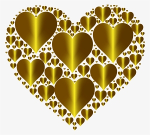 Big Image - Yellow Hearts No Background