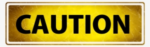 Attention Transparent Png File - Caution Banner