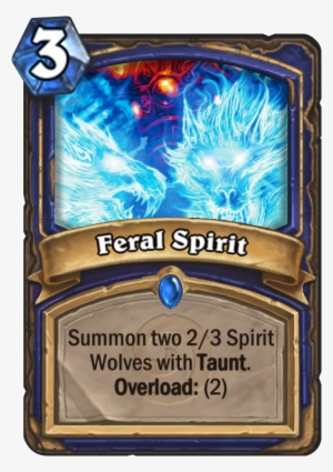 Feral Spirit Card - Feral Spirit Hearthstone