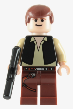 Lego Death Star Han Solo Minifigure With Blaster - Lego Star Wars Mini-figure - Death Star Han Solo