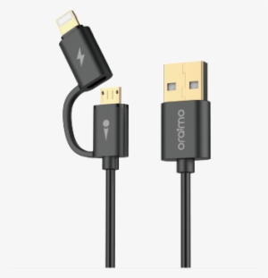 Twin Head 2 In 1 Cable - Oraimo Usb Cable