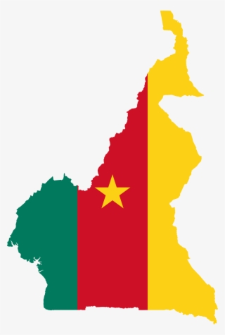 Seguido A Esto, La Segunda Versión De La Bandera De - Cameroon Flag Map