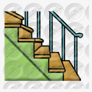 Stairs Png Top Red Carpet Ladder Picture - Stairs Clipart
