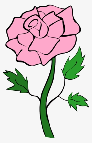 Pink Rose Clipart - Rose Pink Clipart