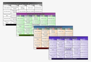 Music Bingo Cards - Rock And Roll Bingo Cards