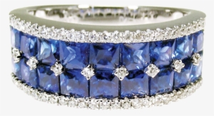 Sapphire Band Ring