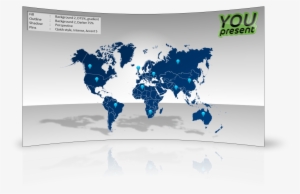 World Map Template For Powerpoint By Youpresent - World Map
