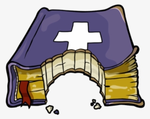 Reading Your Bible Clipart - Bible With A Bite Taken Out
