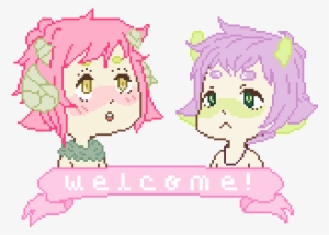 Deer Cuties Welcome Banner By Oni Onna-d7xgy10 - Welcome Banner Pixel