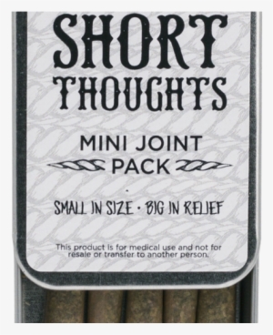 5g Short Thoughts Joint Pack Mag Landrace - Poster