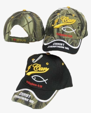 13 W/jesus Fish Cap - Jesus