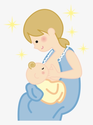 Vector Black And White Library Mother And Baby Free - Mummy And Baby Png