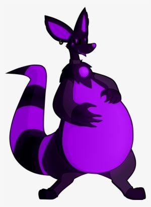 Glowing Purple Fatty - Fur