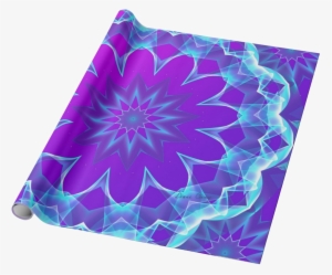 Psychedelic Stars, Abstract Violet Purple Glow