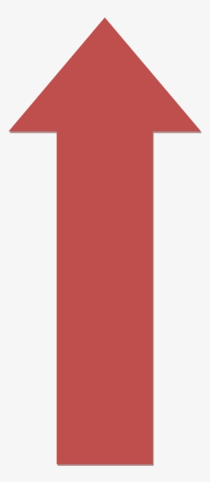 Red Upwards Arrow - ↑ Png
