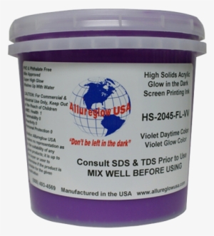 Allureglow Plastisol Ink Glow In The Dark Violet/ Violet - Ink