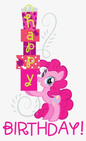 You Can Click Above To Reveal The Image Just This Once, - Happy Birthday My Little Pony Pinkie Pie