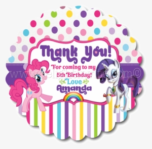 My Little Pony Birthday Favor Tag - My Little Pony Birthday Giveaways