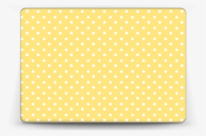 Yellow And White Dots - Circle