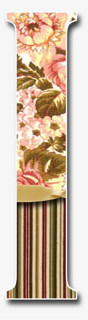 Capital Letter I Tan Stripe - Letter