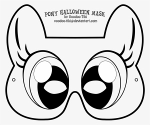 Pony Mask Deti Pony, Masking And Halloween Masks - My Little Pony Coloring Mask