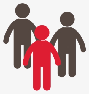 Group Of Two Current Employees With One New Employee - Illustration