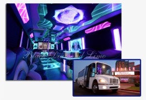 Truly No Detail Was Spared In The Design Of This Party - Black Diamond Limo Party Bus Okc