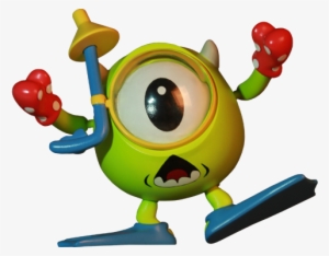Disney Vinyl Collectible Mike - Hot Toys Monsters Inc Mike Diver 3 Inch Figure