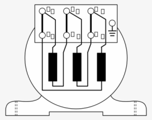 A Simple Representation Of A Electric 3-phase Motor