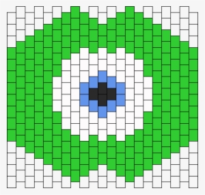 Mike Wazowski Kandi Mask - Kandi Mask Bear