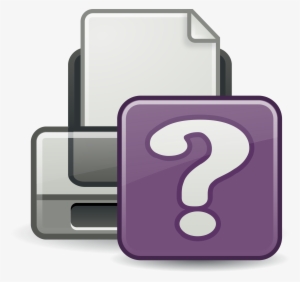 This Free Icons Png Design Of Print Question Icon