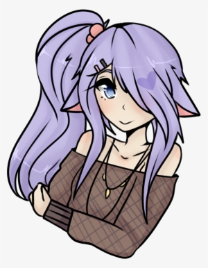 Clipart Free Stock Ponytail For Free Download On Mbtskoudsalg - Anime Girl With Pigtails Drawing