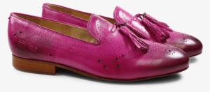 Loafers Mila 10 Salerno Magenta Tassel Magenta Perfo