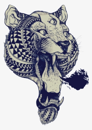 Drawn Tigres Png Tumblr - Creative Black And White Designs