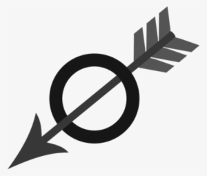 Arrow On Set Tumblr - Arrow With Circle Symbol