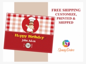 Large Custom Cooking Party Banner,baking Birthday, - Party