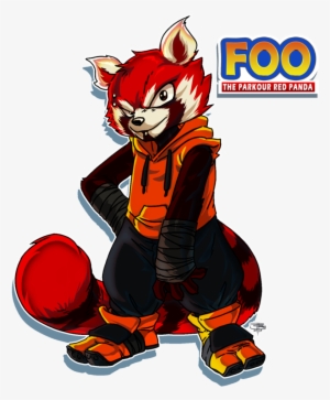 Red Panda Clipart Badass - Foo Red Panda