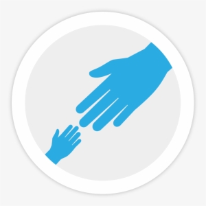 Illustration Of A Parent's Hand Reaching Out To A Child's - Bezlio