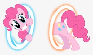 Fanmade Pinkie Pie In Her Own Portal - Tarjeta De Invitacion De My Little Pony