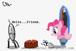 Friend Portal 2 Derpy Hooves Pinkie Pie Cartoon Mammal - My Little Pony Portal