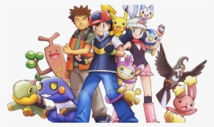 Pokemon Diamond And Pearl - Ash Ketchum Y Sus Pokemones