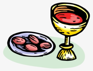 Vector Illustration Of Holy Communion Eucharist Christian - Eucharist