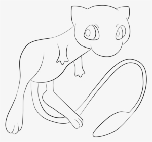 Pokemon Drawing Mew - Pokemon Lineart