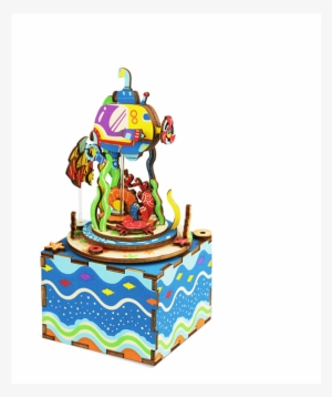 3d Rotating Music Box Diy Kit - Music Box