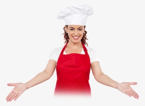 Home Illustration - Female Chef Png