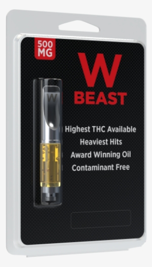 W Beast High Thc With Terpenes Vape Cartridge - Bud Man Oc Delivery