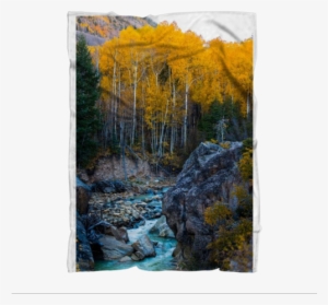 Yellow Creek Throw Blanket - Denver Colorado Hiking